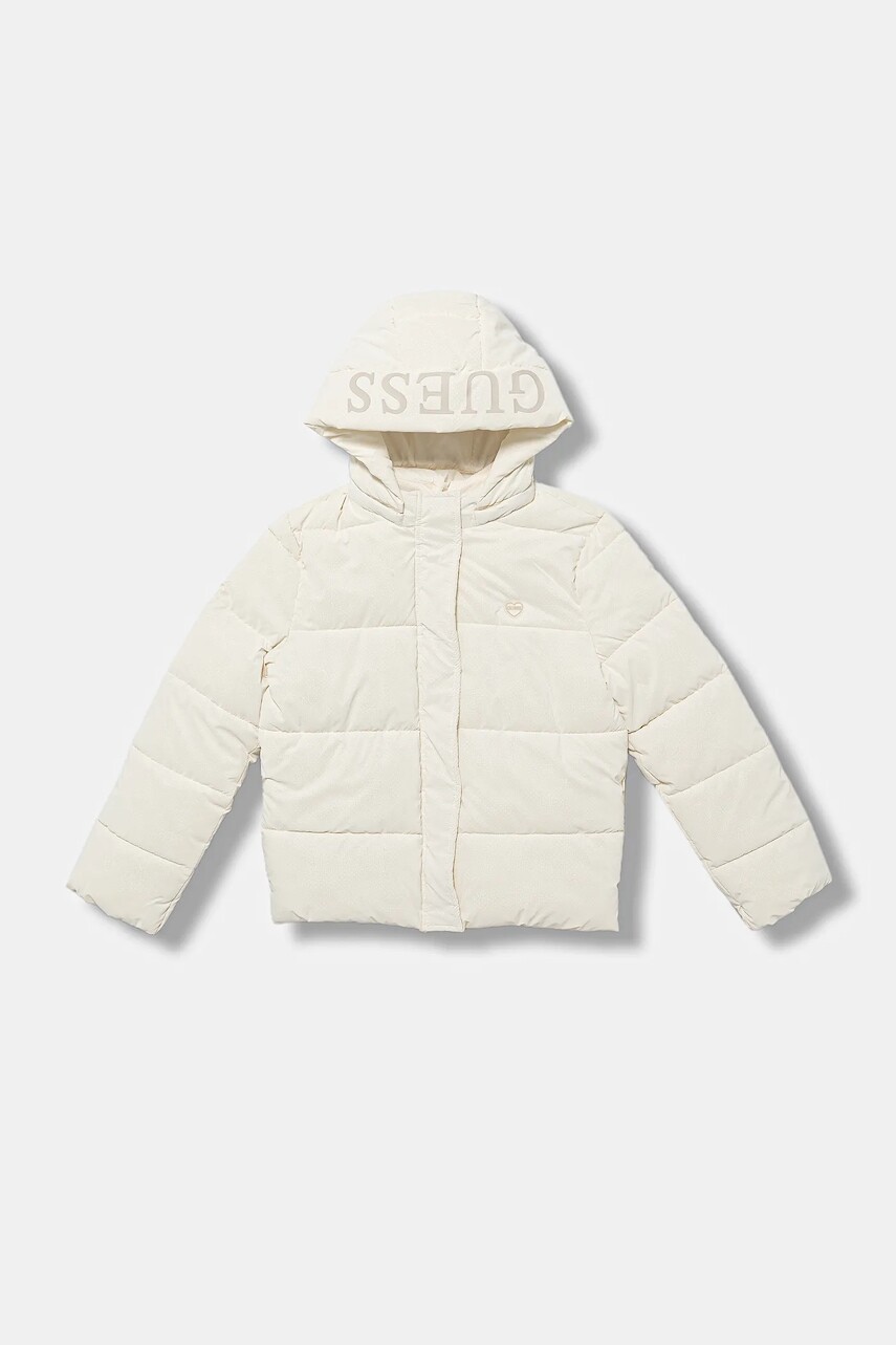 Detská bunda Guess béžová farba, J5BL13 WGIW0