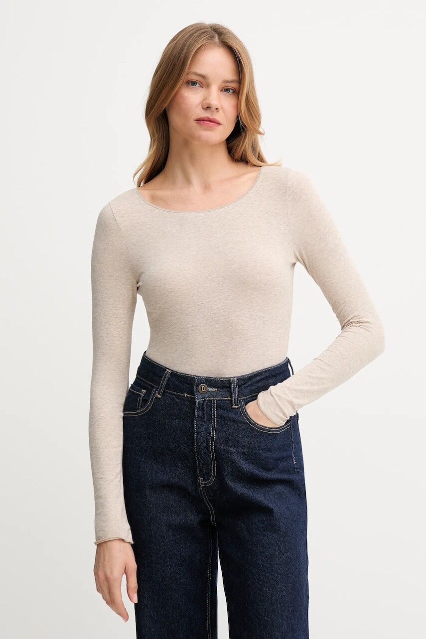 Body United Colors of Benetton béžová farba, 3ZQM3B003