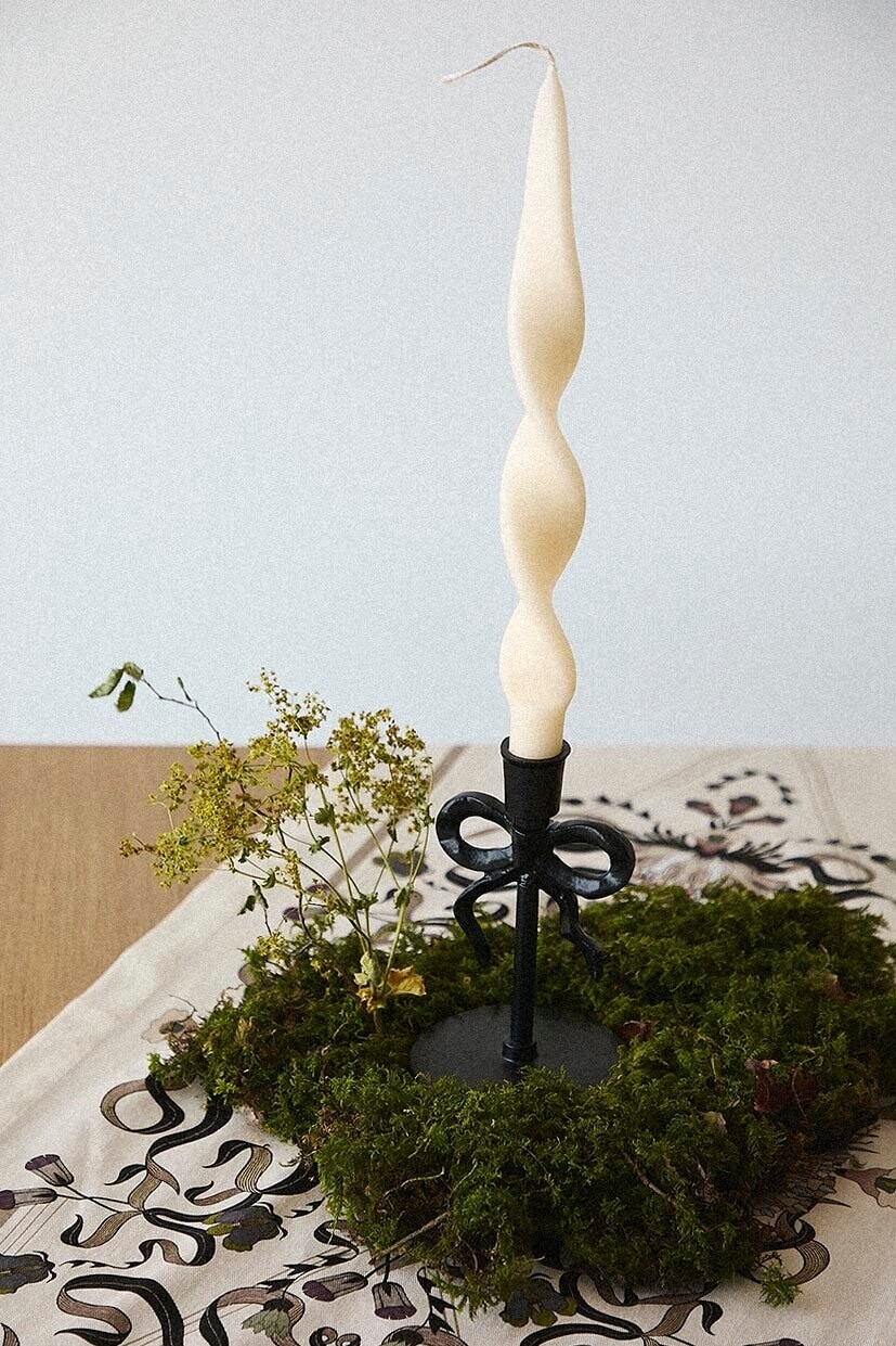 Ozdobná sviečka Medicine 4-pak béžová farba