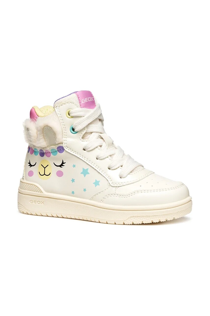 Detské tenisky Geox WASHIBA béžová farba, J56HXE.0BCKN