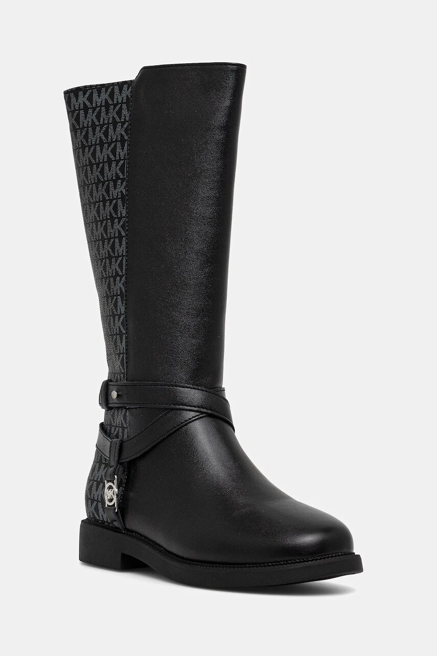 Detské čižmy Michael Kors ABIGAIL HIGH čierna farba, MK02657002