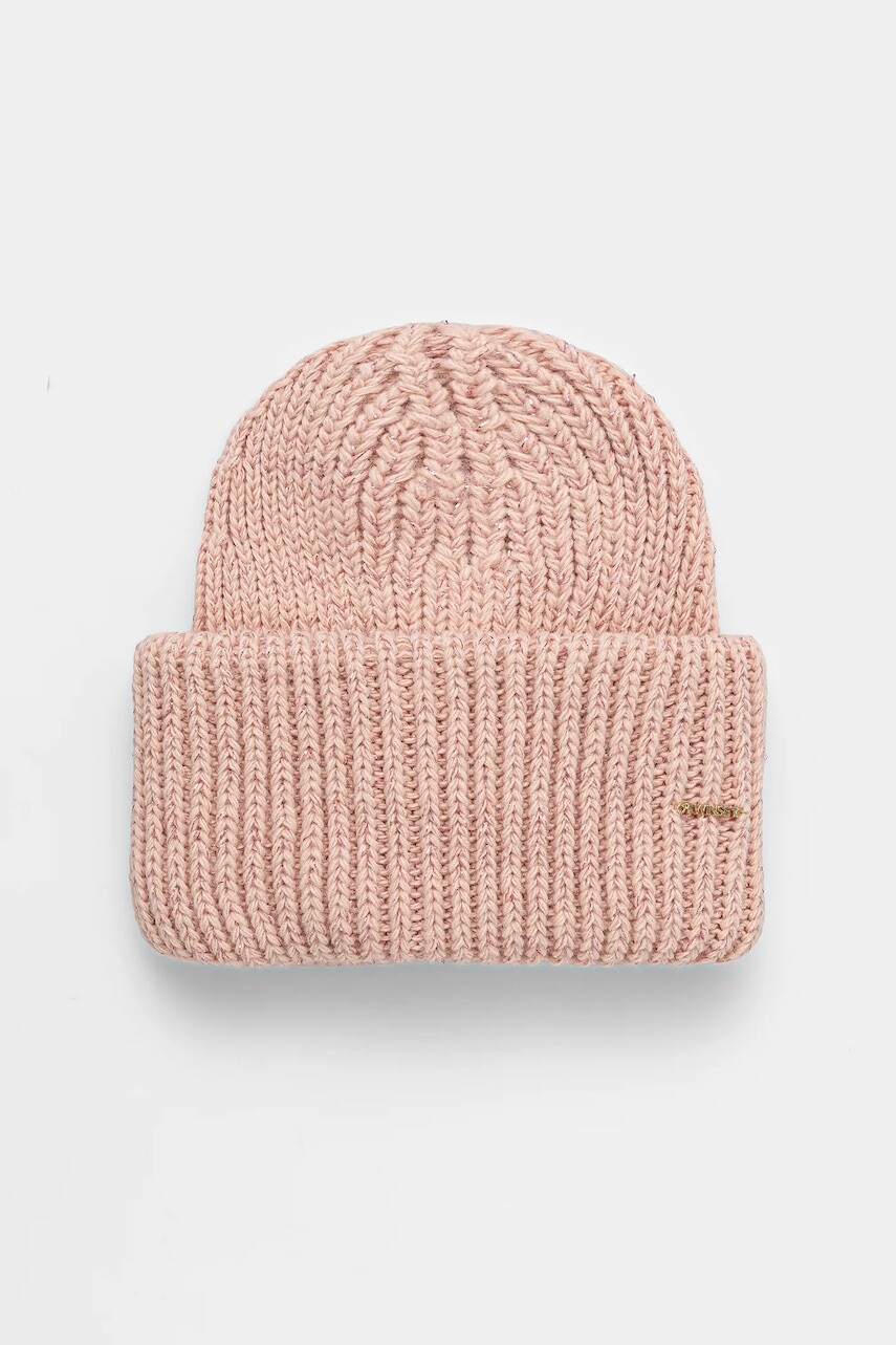 Čiapka Twinset ružová farba, 252TO519B