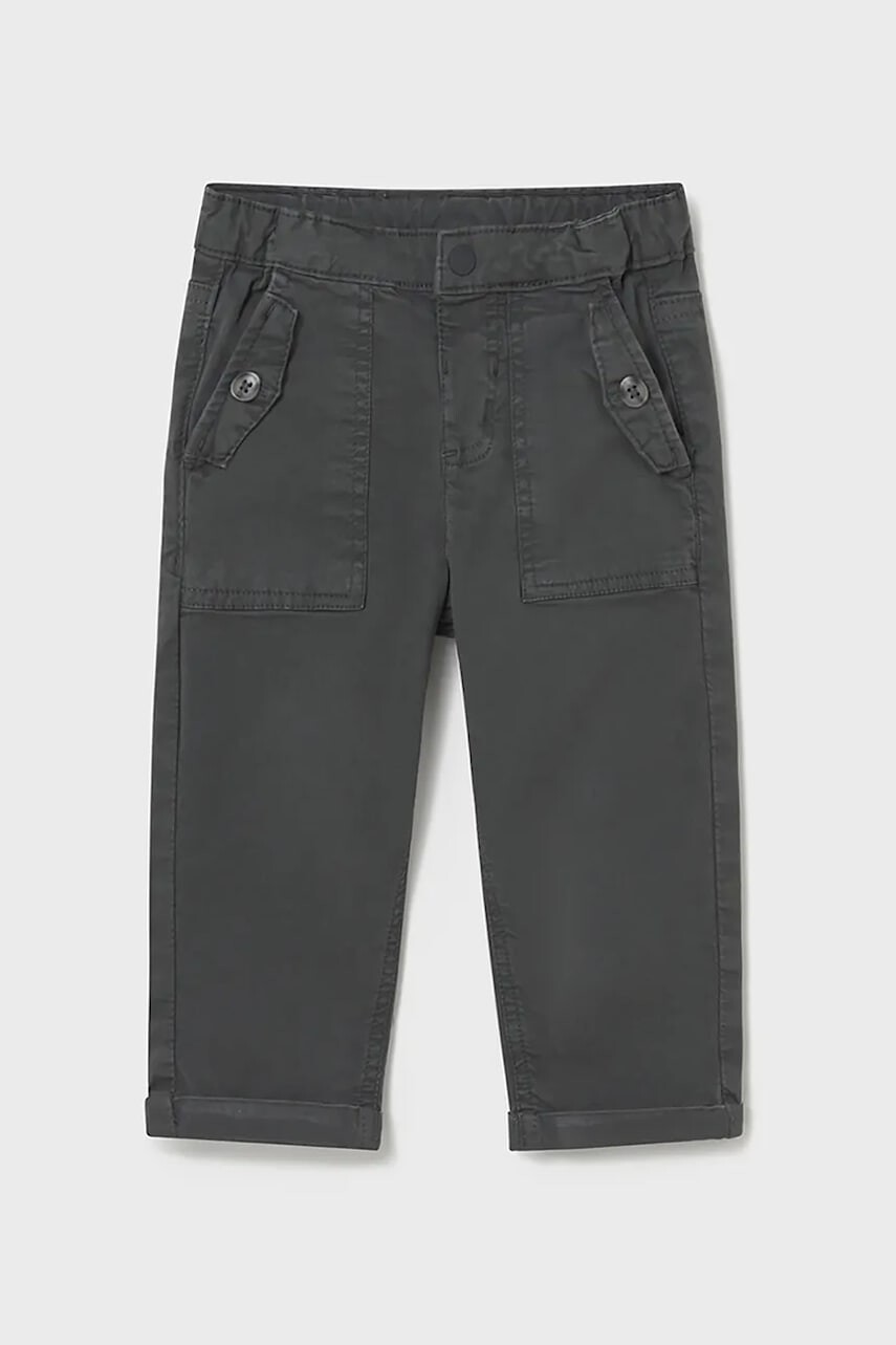 Detské nohavice Mayoral čierna farba, jednofarebné, 2501