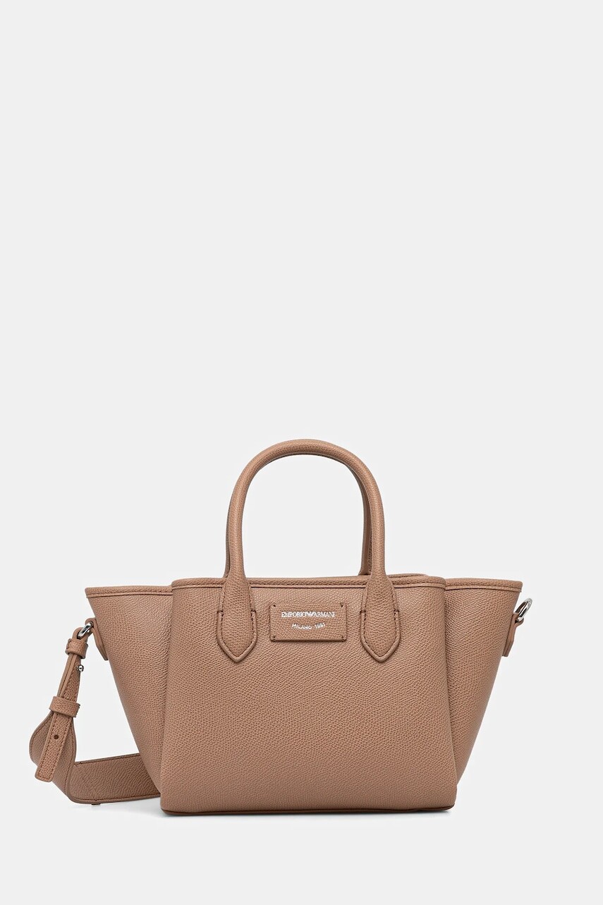 Kabelka Emporio Armani béžová farba, EW002328 AF17799