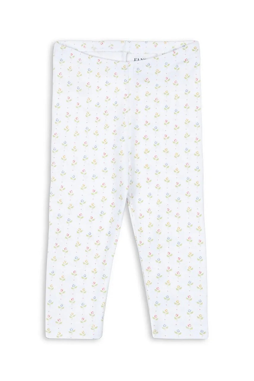 Bavlnené legíny pre bábätká Fanga Fontana FIO PANTS OCS biela farba, FA100055
