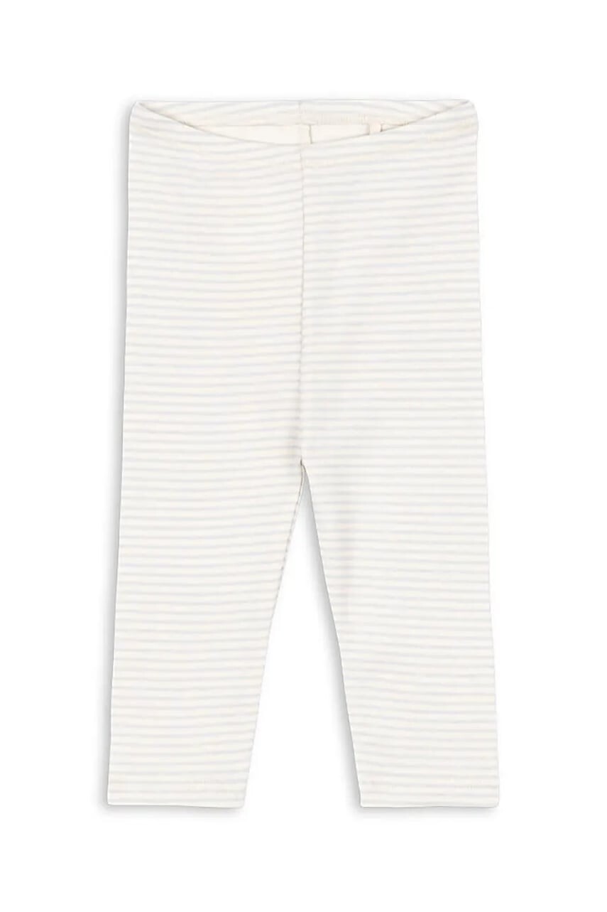 Bavlnené legíny pre bábätká Fanga Fontana FIO STRIPE PANTS OCS béžová farba, jednofarebné, FA100044