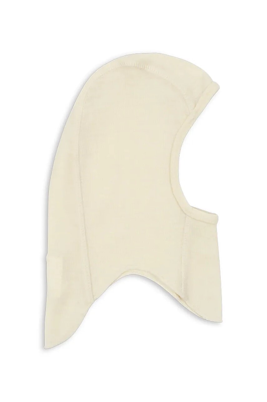 Vlnená kukla Fanga Fontana ERBA WOOL BALACLAVA béžová farba, FA100027