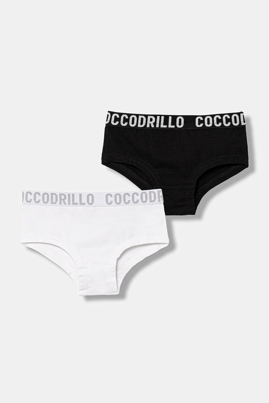 Detské slipy Coccodrillo 2-pak biela farba, BASIC UNDERWEAR