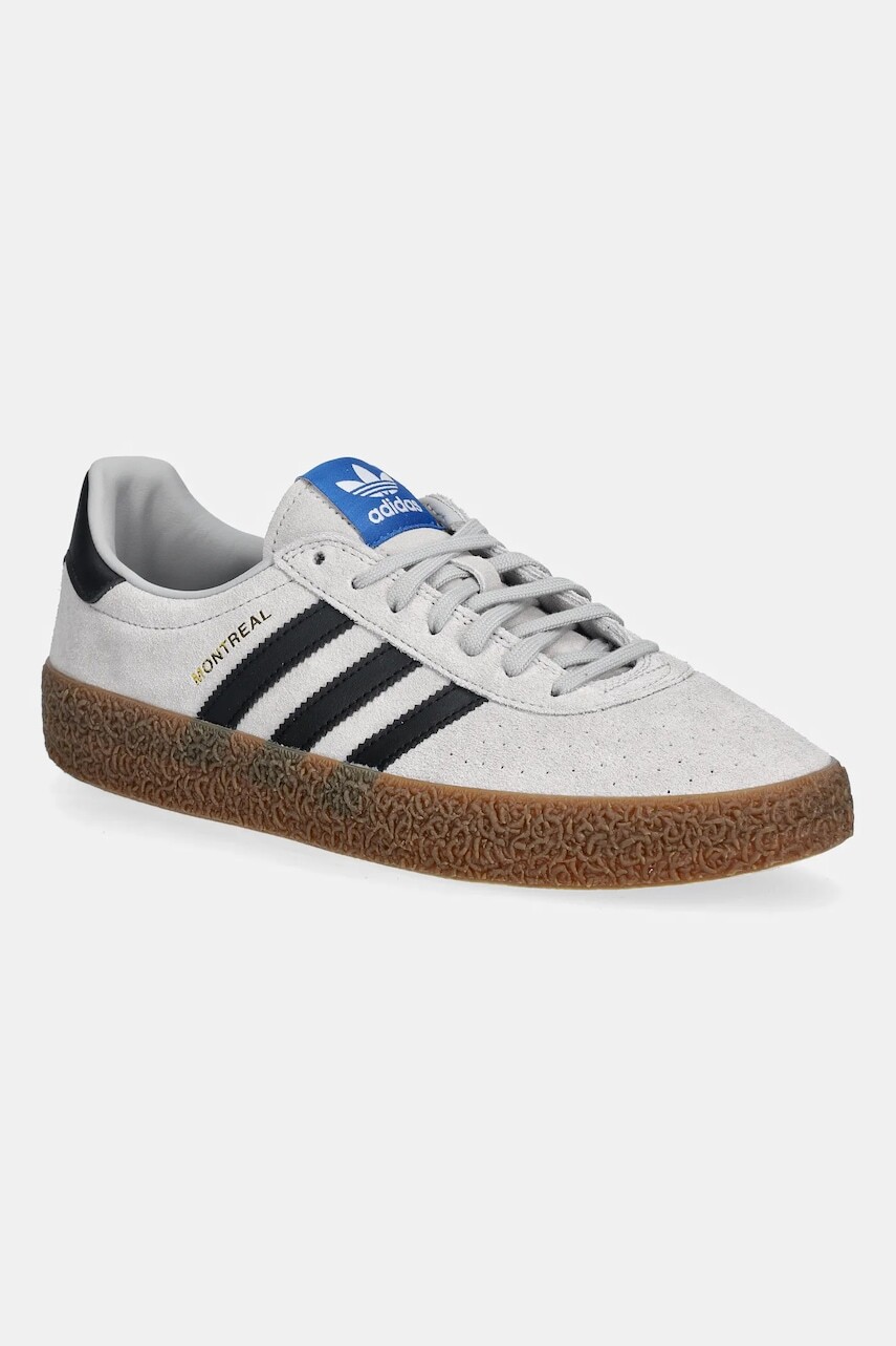 Semišové tenisky adidas Originals Montreal RM šedá farba, JS1337