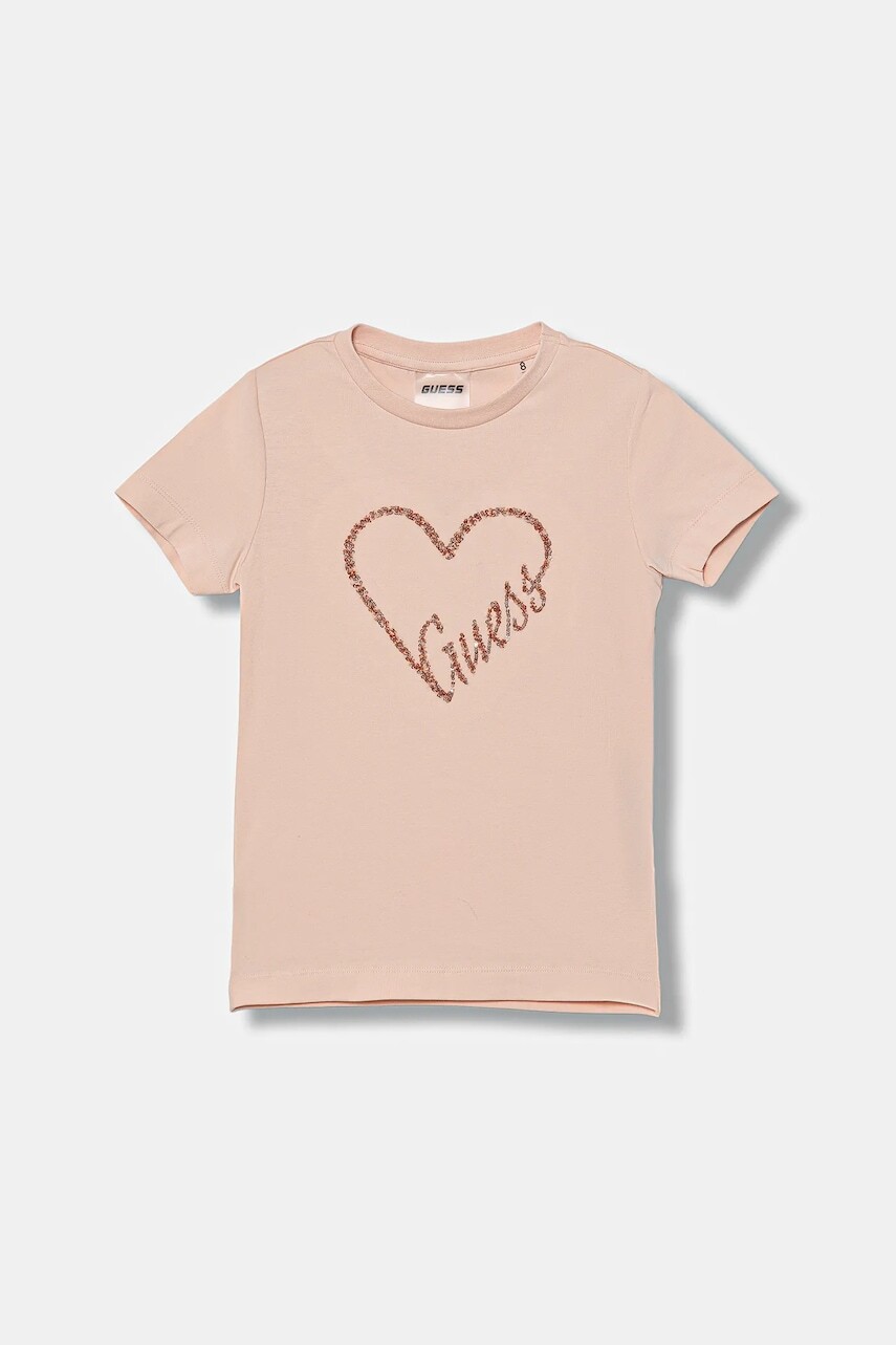 Detské tričko Guess ružová farba, J5BI38 J1314