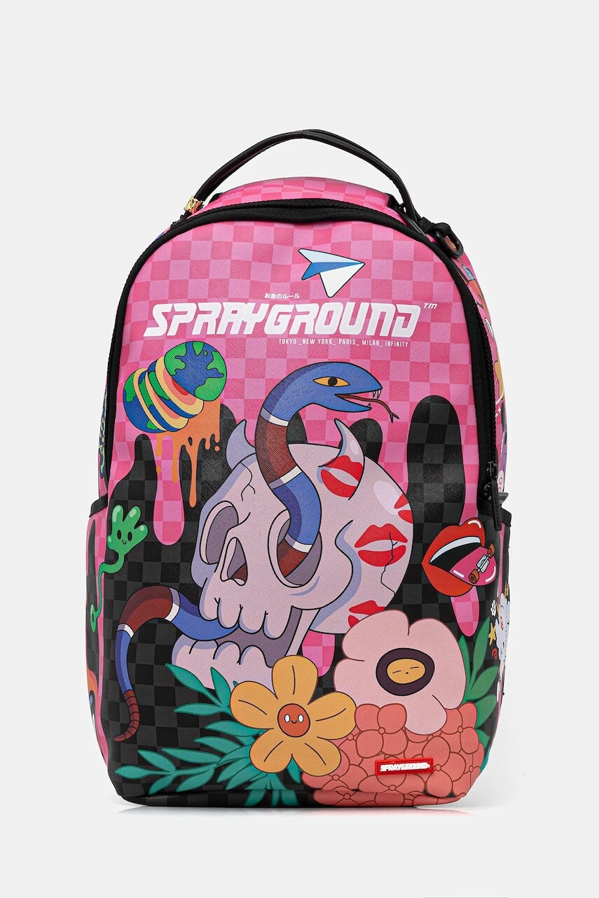 Ruksak Sprayground dámsky, ružová farba, veľký, vzorovaný, 910B7604NSZ