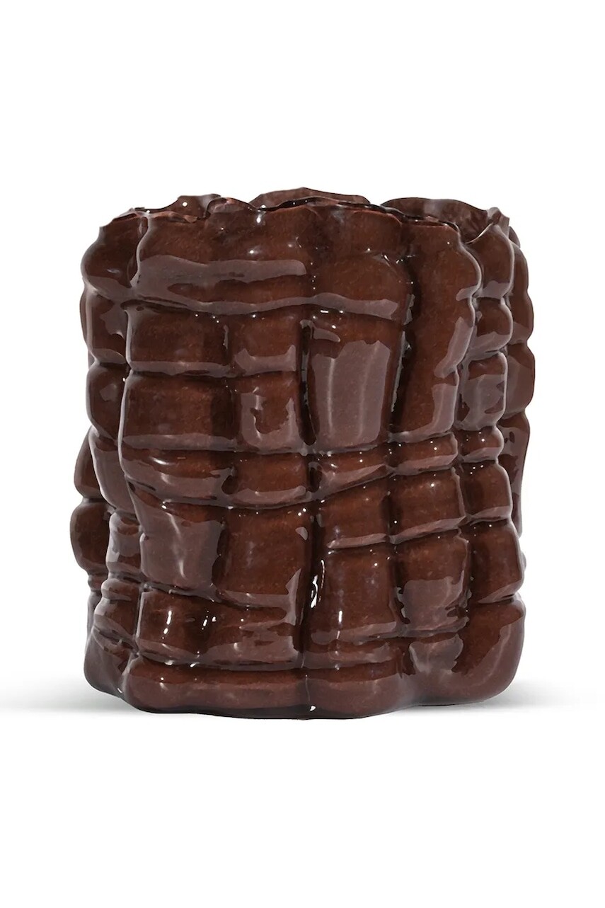 Dekoračný svietnik Byon Laranne 16 cm M hnedá farba