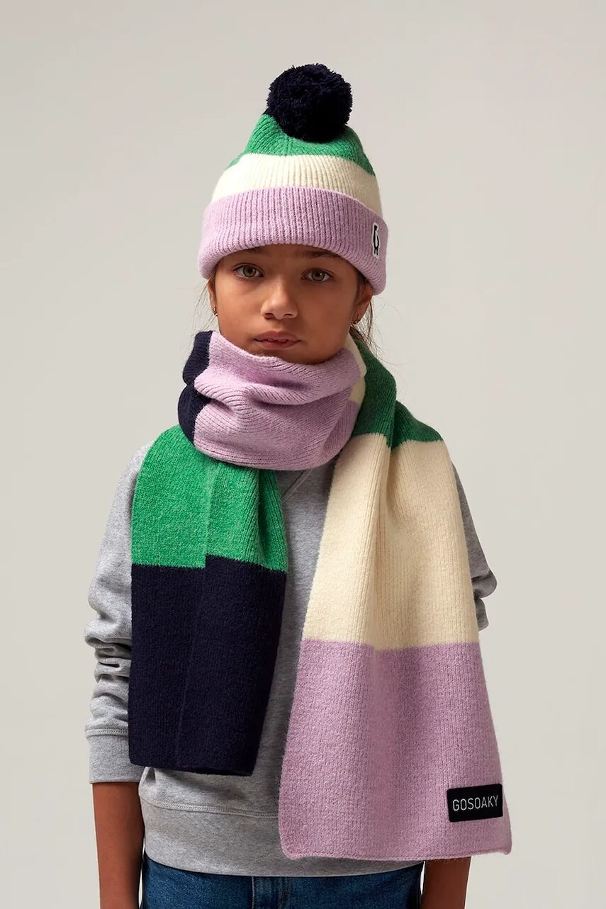 Detská čiapka Gosoaky BUSY BUG fialová farba, 252.9.2.924