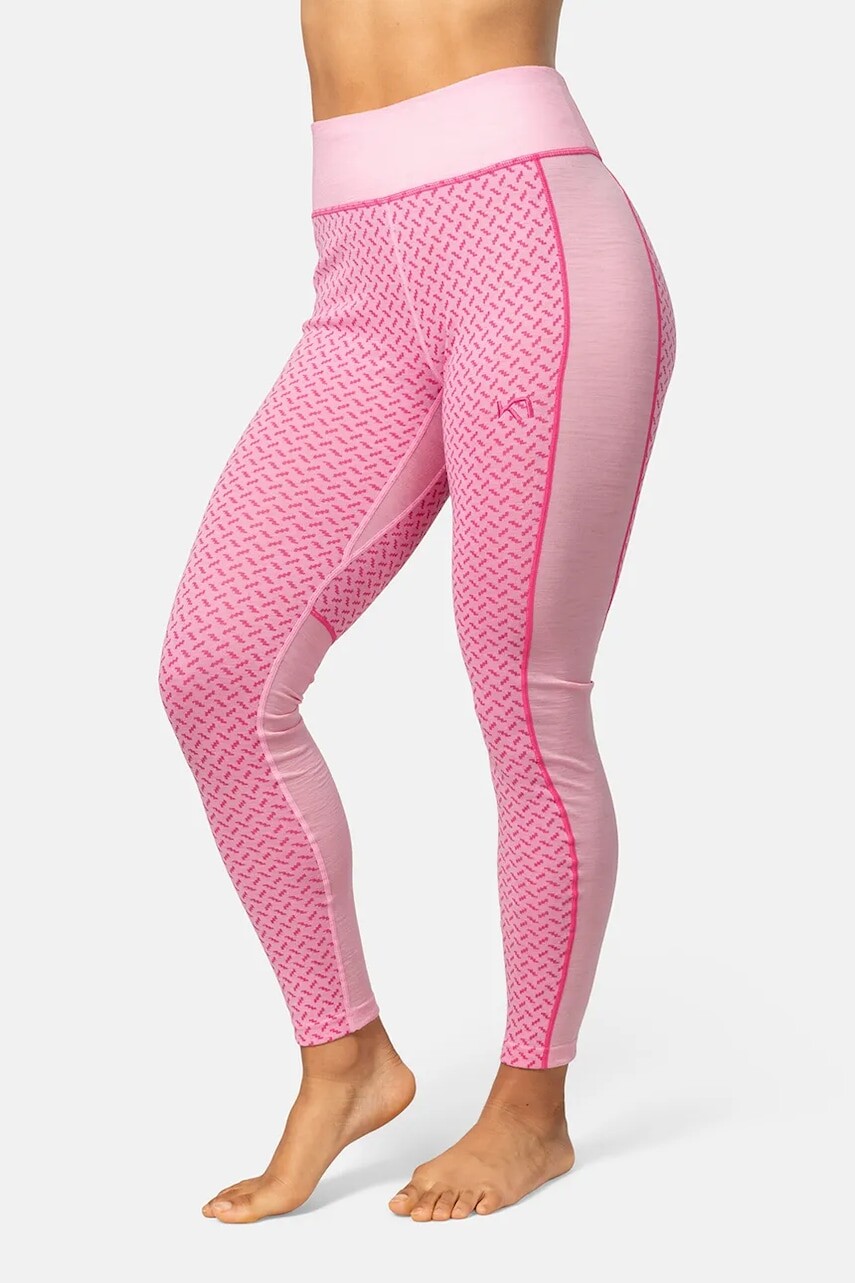 Funkčné legíny Kari Traa LEKKER ružová farba, 623589