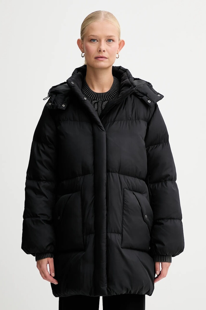 Páperová bunda Levi's čierna farba, zimná, 003HB