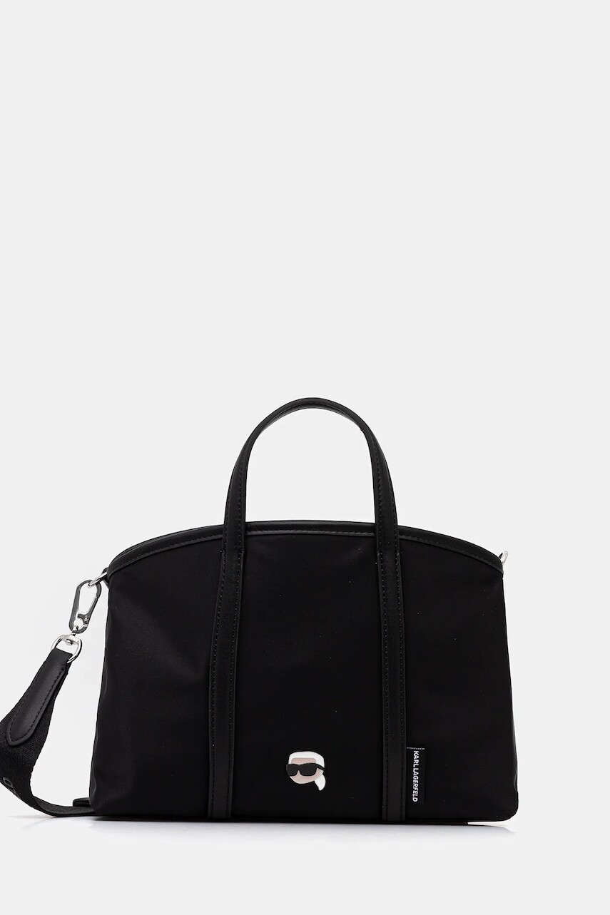 Kabelka Karl Lagerfeld IKON čierna farba, A4W30018