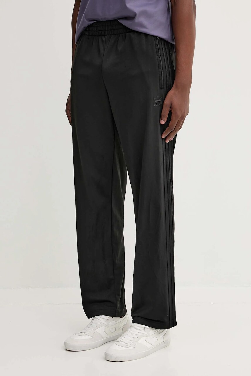 Tepláky adidas Originals Firebird čierna farba, s nášivkou, JY1350