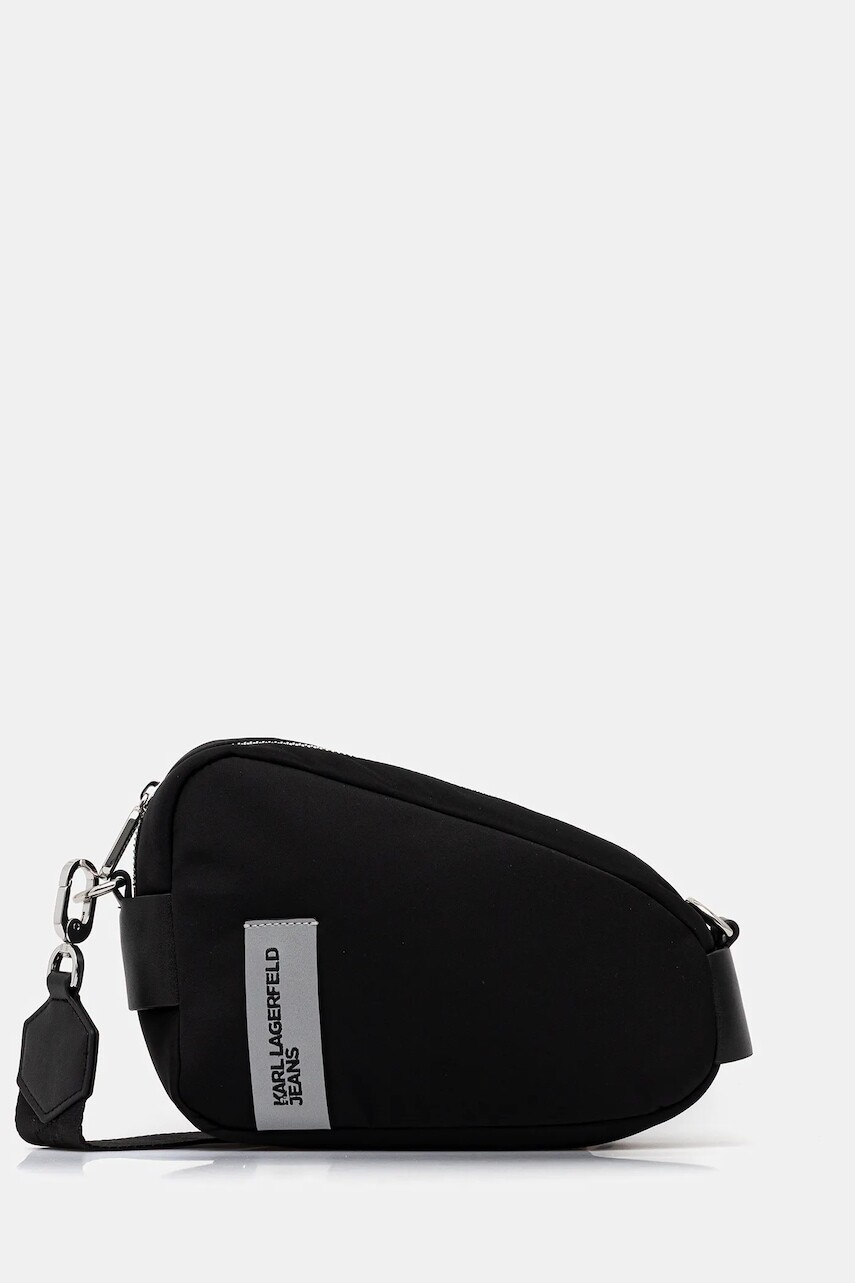 Kabelka Karl Lagerfeld Jeans čierna farba, A4W30180