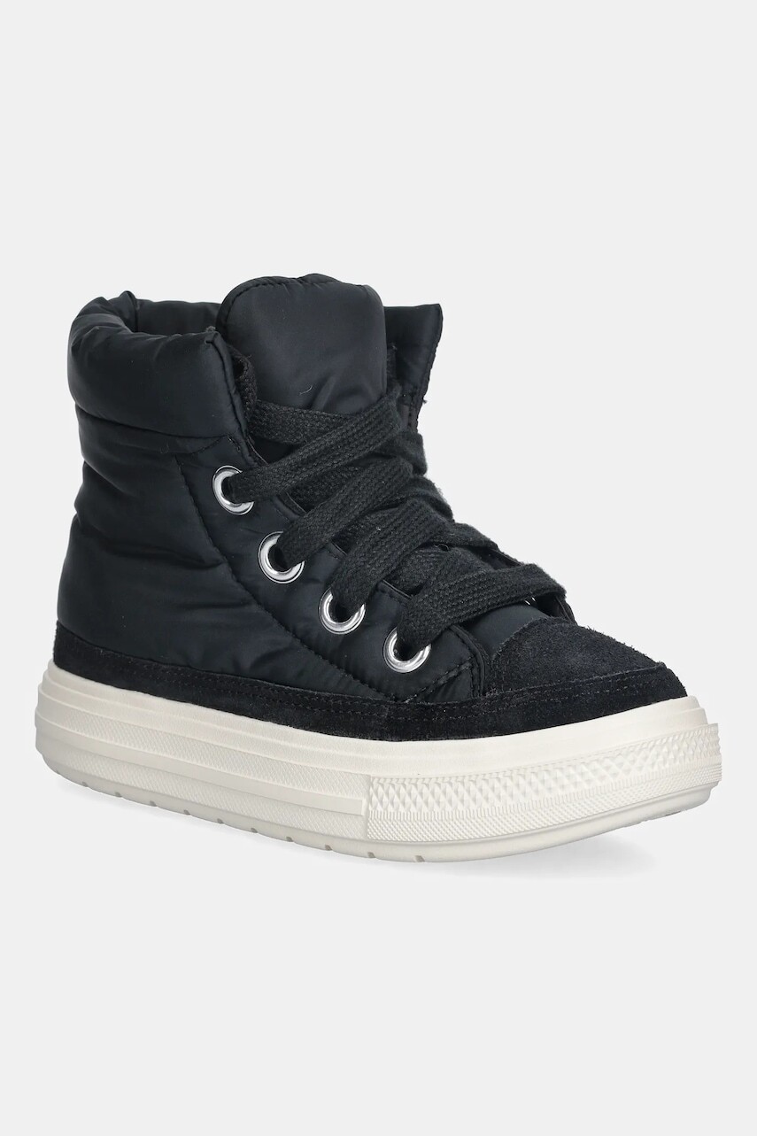Detské zimné topánky Converse CHUCK TAYLOR ALL STAR ELEMENTS BOOT čierna farba, A14171C