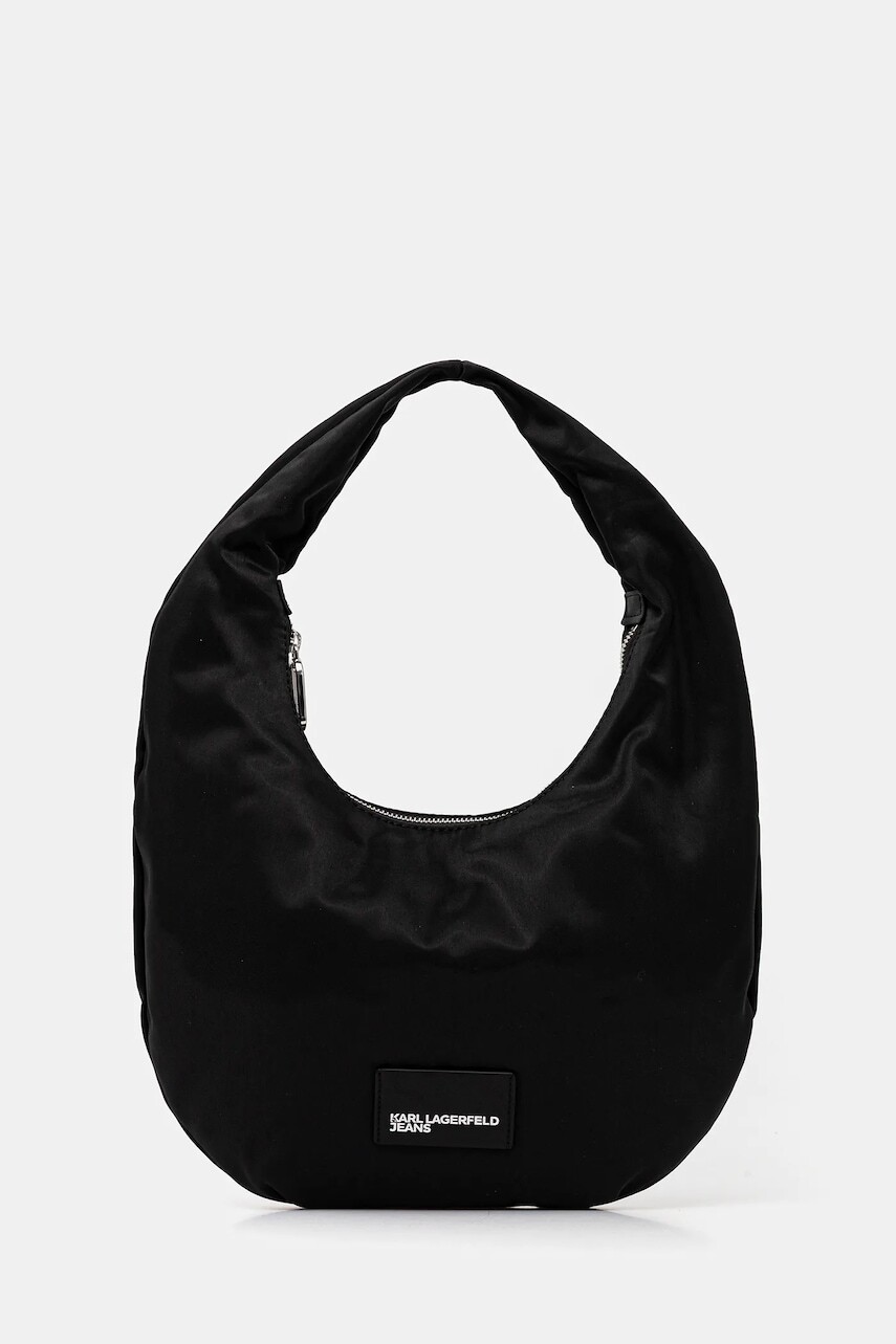 Kabelka Karl Lagerfeld Jeans čierna farba, A4W30209