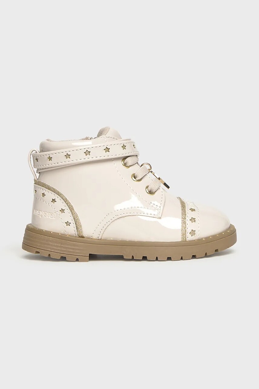 Detské poltopánky Mayoral béžová farba, 42565