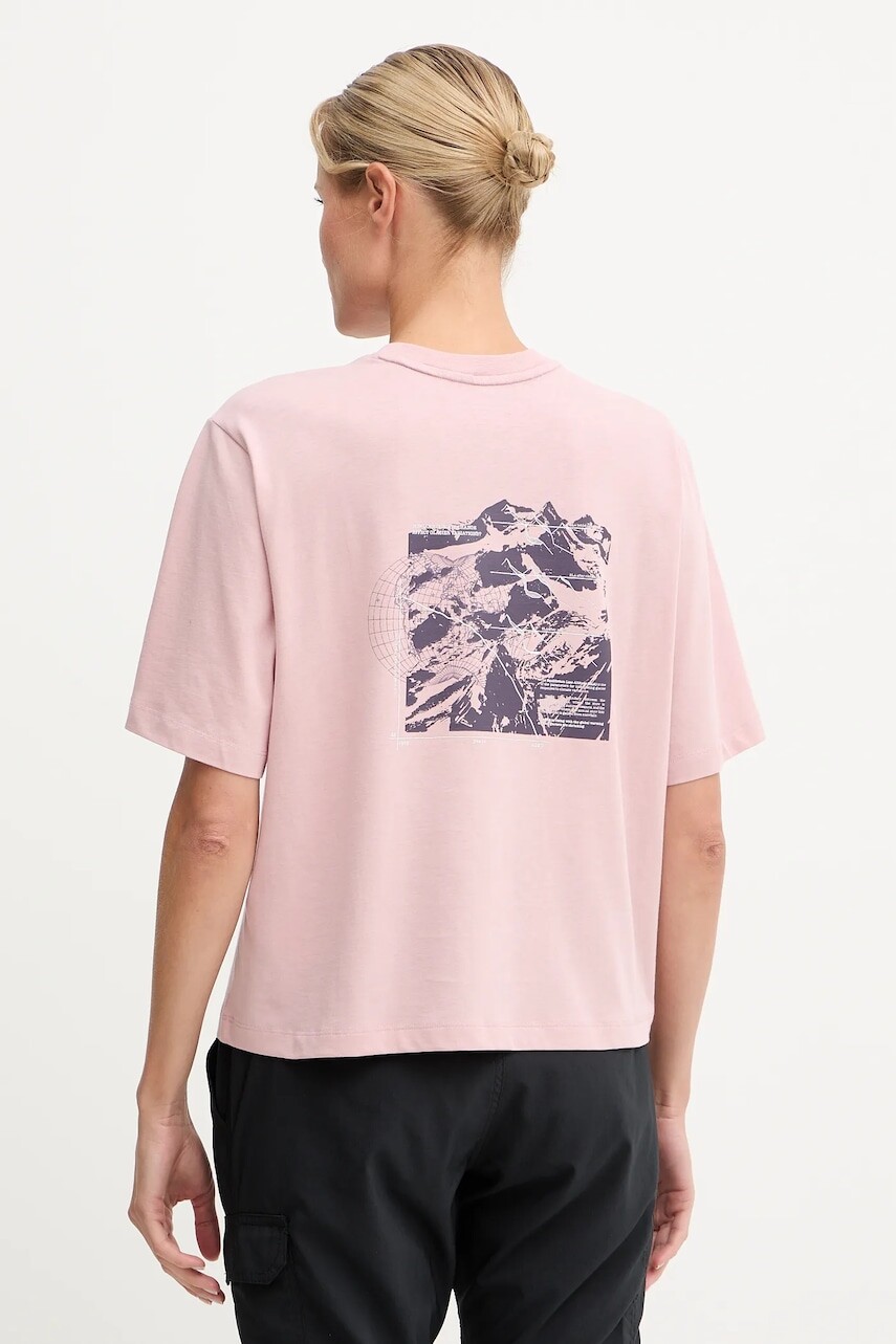 Tričko Salewa Eagle Glacier Loose dámske, ružová farba, 00.0000029201