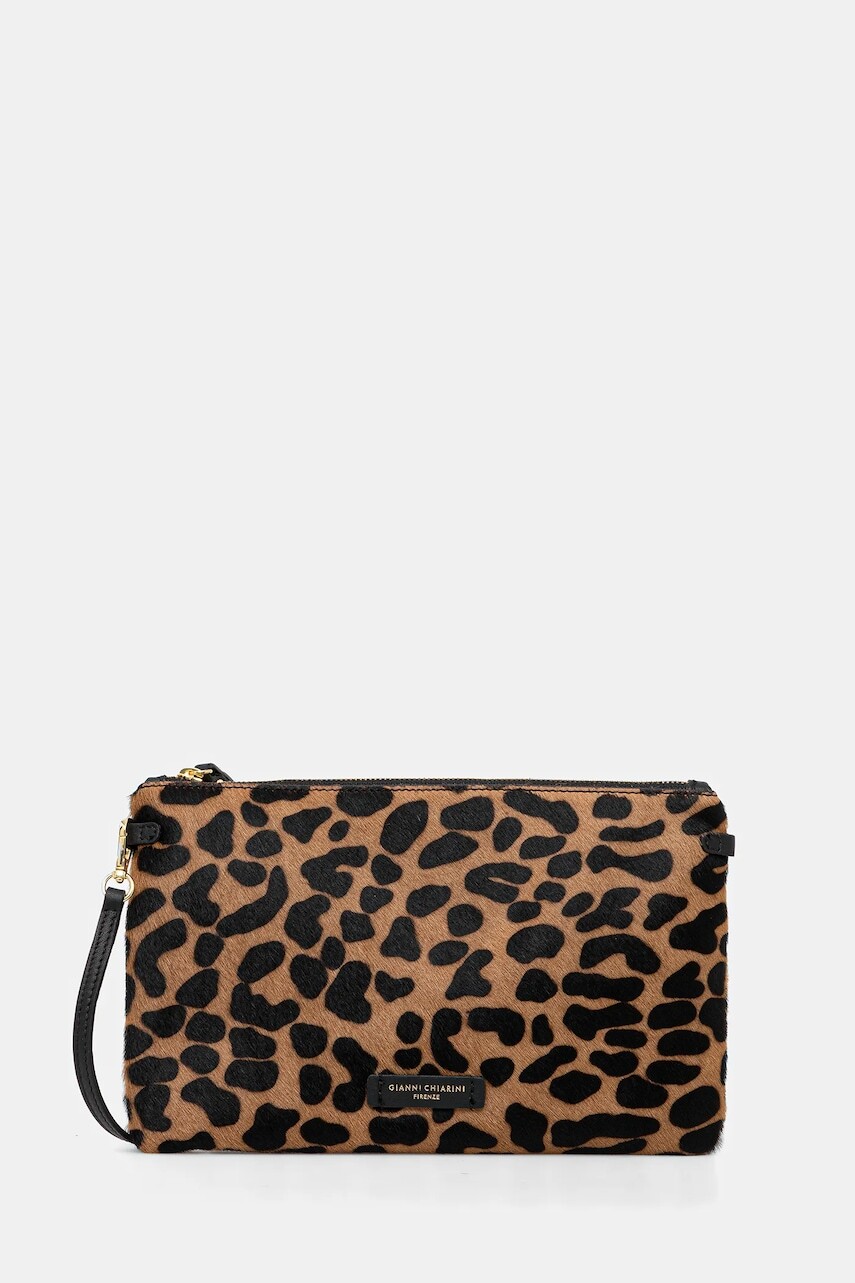 Kožená kabelka Gianni Chiarini HERMY béžová farba, BS.3905.CAV.PL