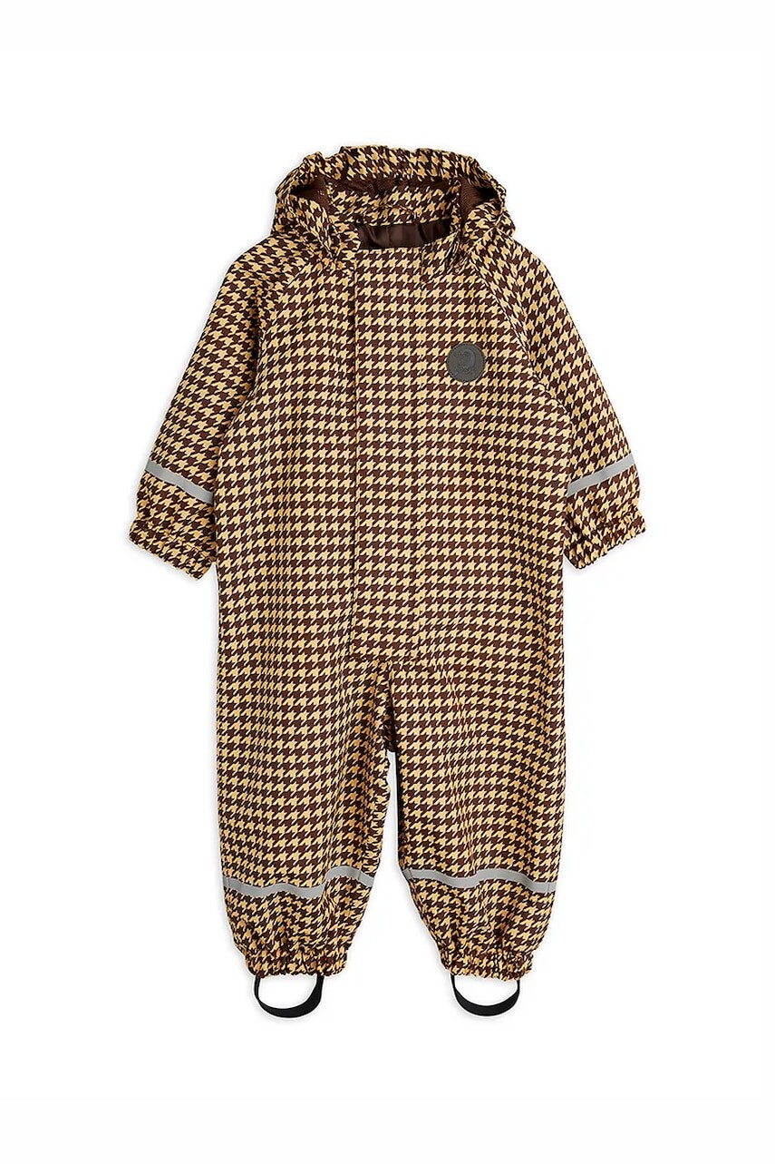 Detský overal Mini Rodini béžová farba, 11000278