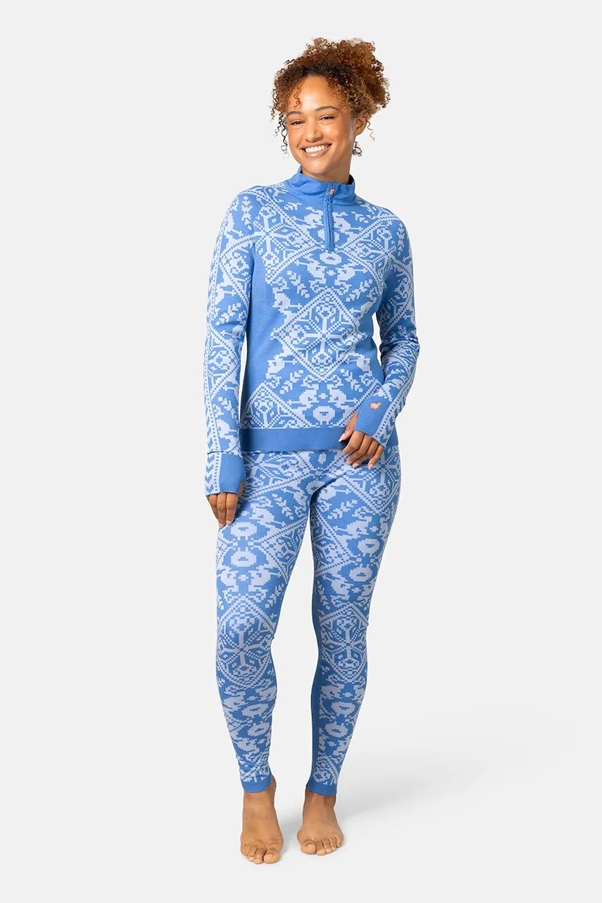 Funkčná mikina Kari Traa SAGA modrá farba, 623830