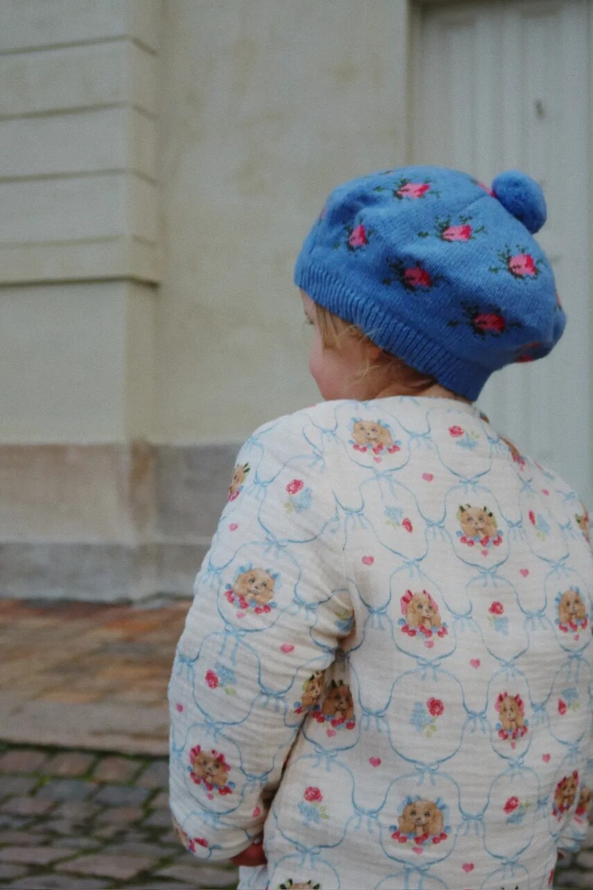 Detská bavlnená bunda Konges Sløjd COCO PADDED JACKET béžová farba, KS103759