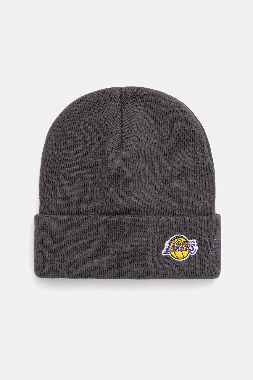 Čiapka New Era šedá farba, 60691118