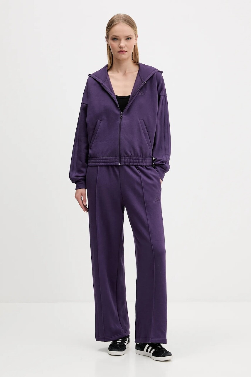 Tepláková súprava adidas Energize fialová farba, JX0536