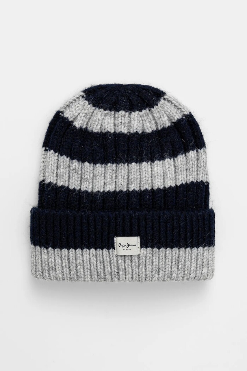 Čiapka Pepe Jeans tmavomodrá farba, PL0400003