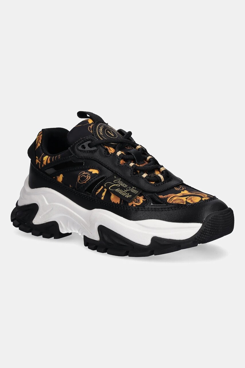 Tenisky Versace Jeans Couture čierna farba, 79VA3SVG ZSC83 G89