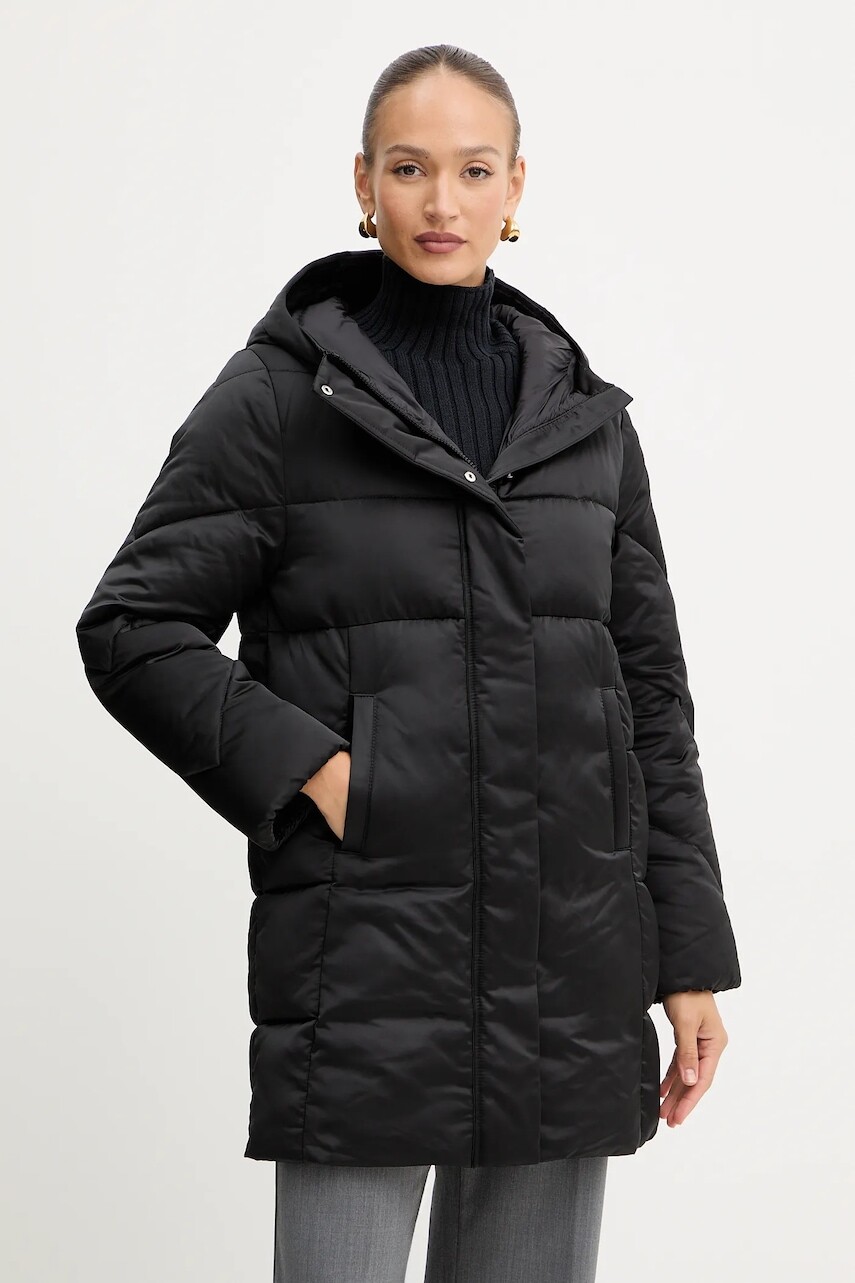 Bunda BOSS čierna farba, 50546834