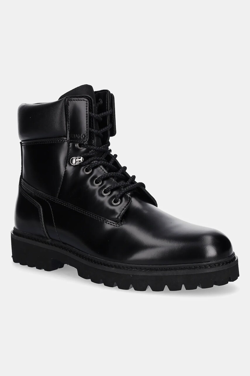 Topánky HUGO Draven čierna farba, 50552712