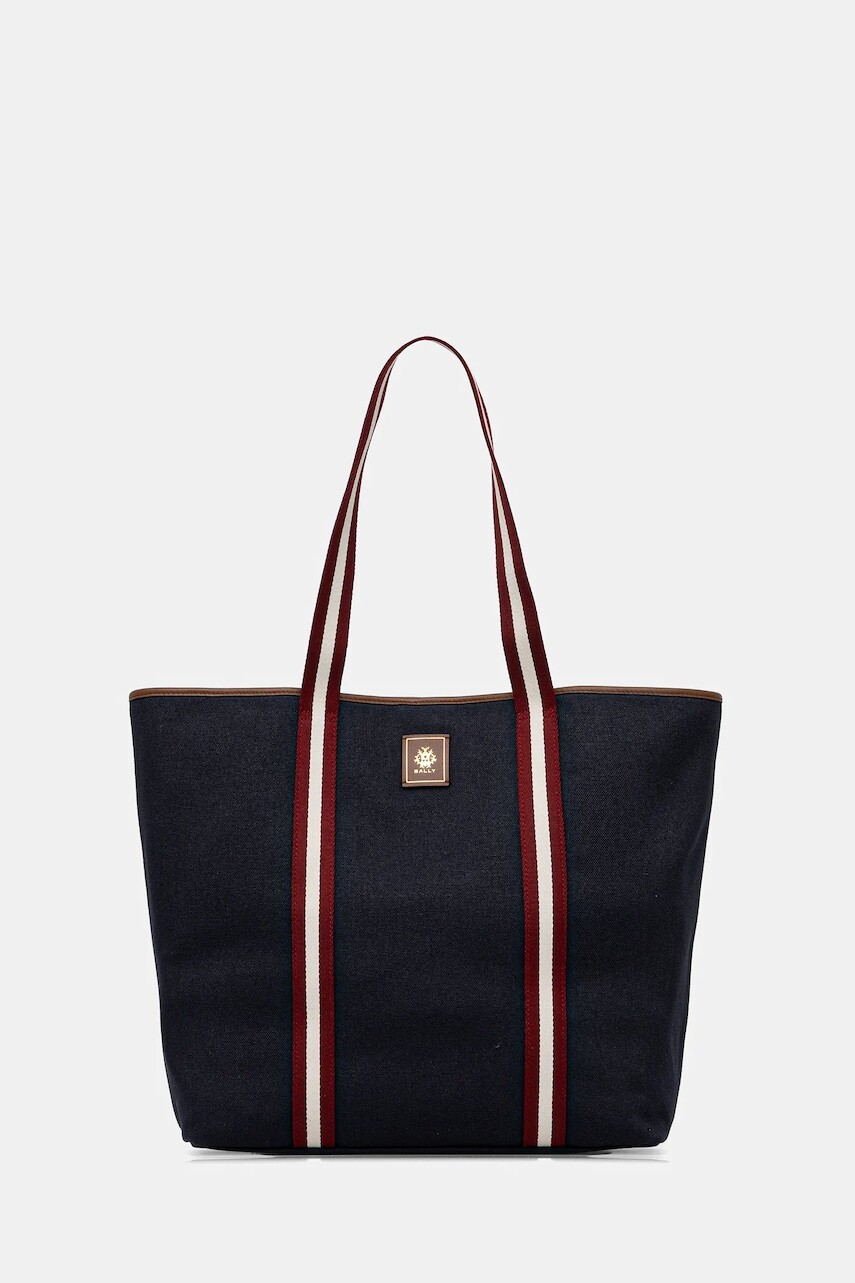 Kabelka Bally tmavomodrá farba, WAE07L