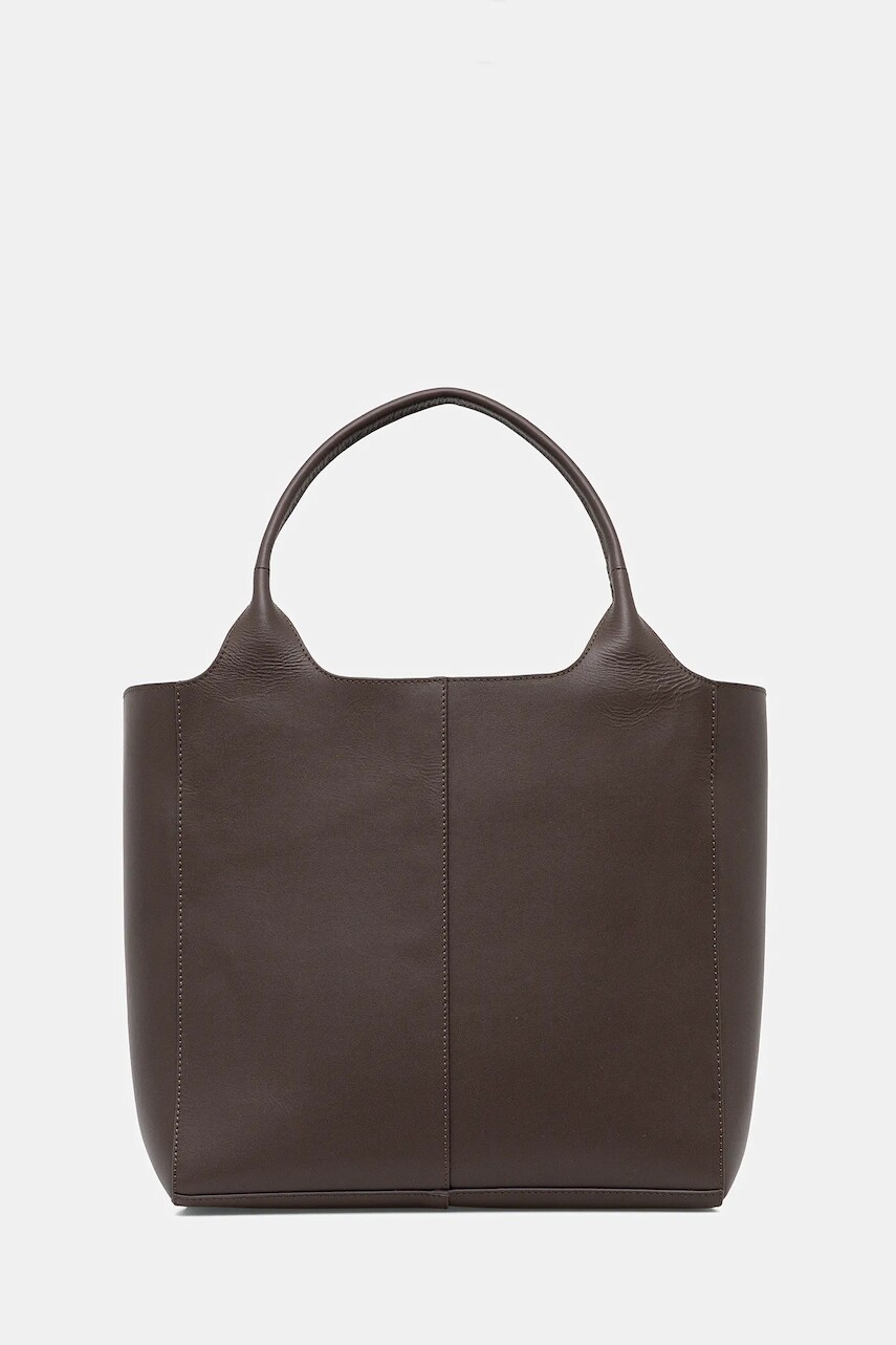 Kožená kabelka Stand Studio Lois hnedá farba, 66534-7990