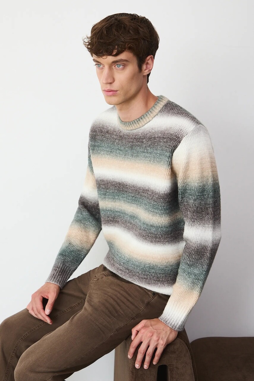 Sveter Medicine zelená farba, teplé