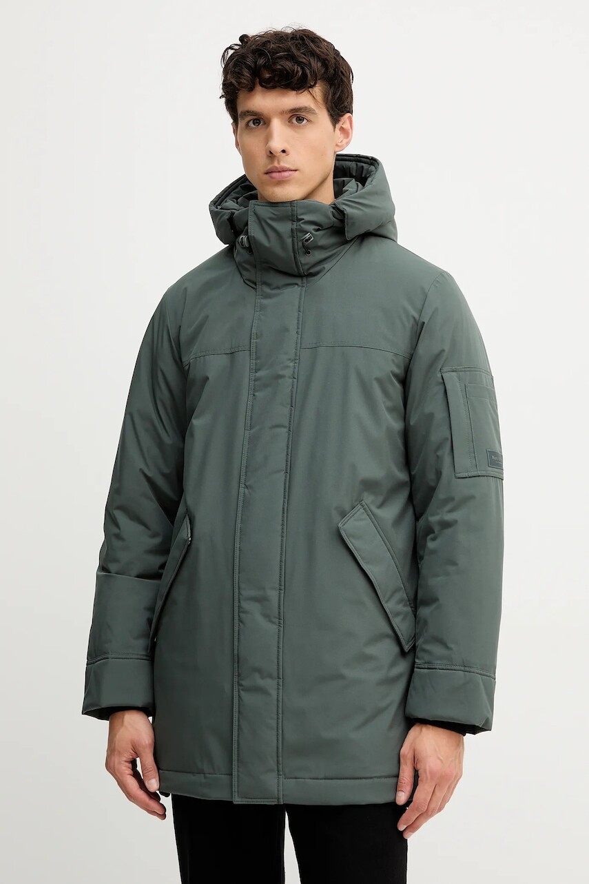 Bunda Marc O'Polo zelená farba, zimná, 529086070168