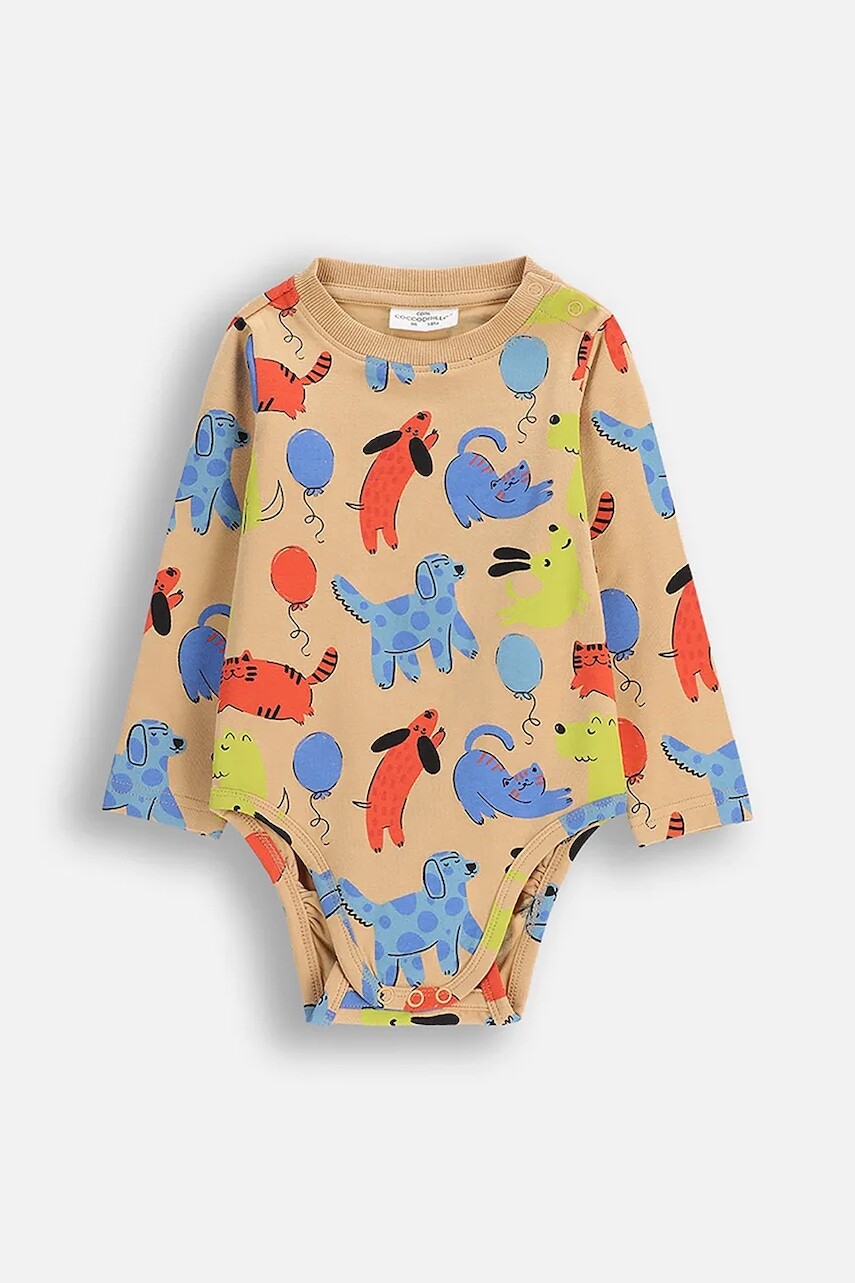 Bavlnené body pre bábätká Coccodrillo BUDDIES BOY NEWBORN