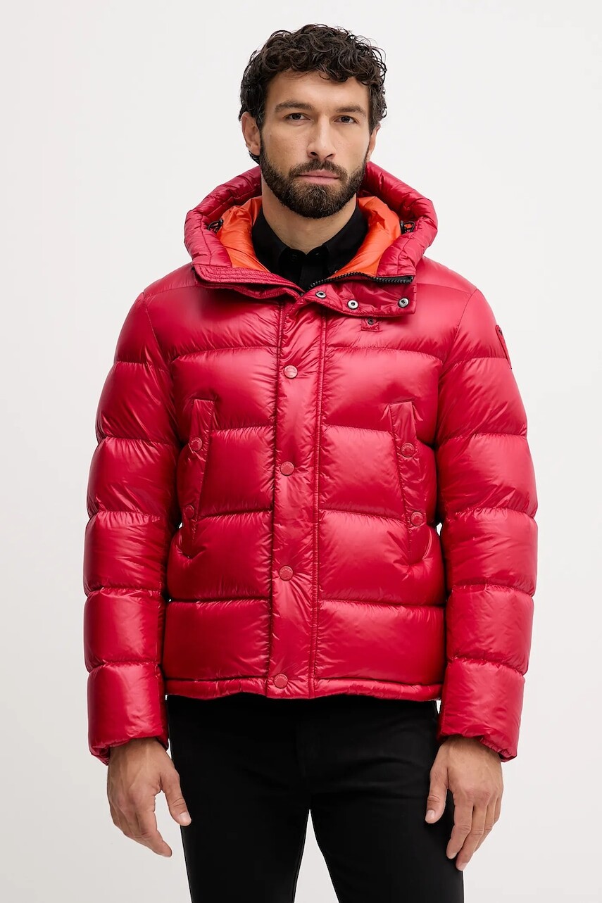 Páperová bunda Blauer CLIPPER červená farba, zimná, BLUC03149