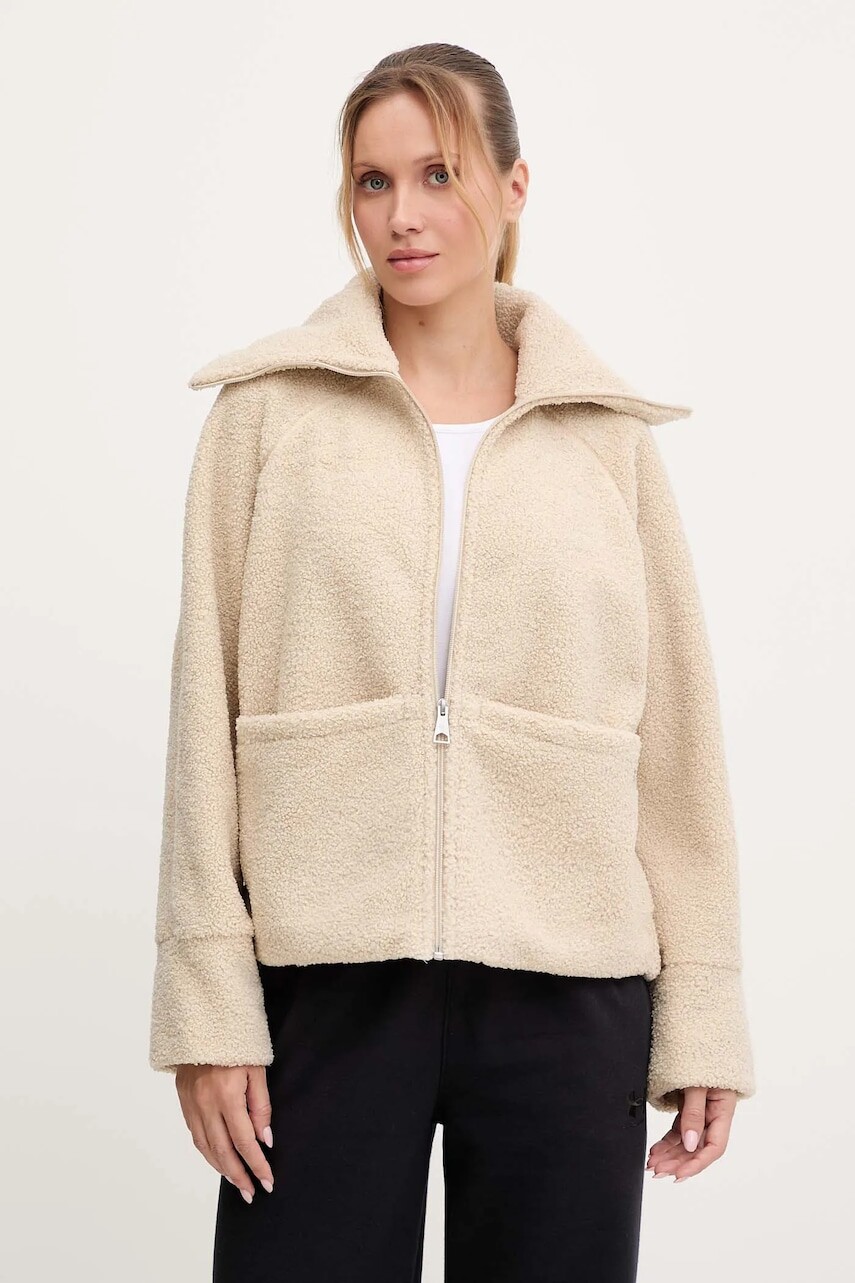 Mikina Casall béžová farba, jednofarebná, 25200