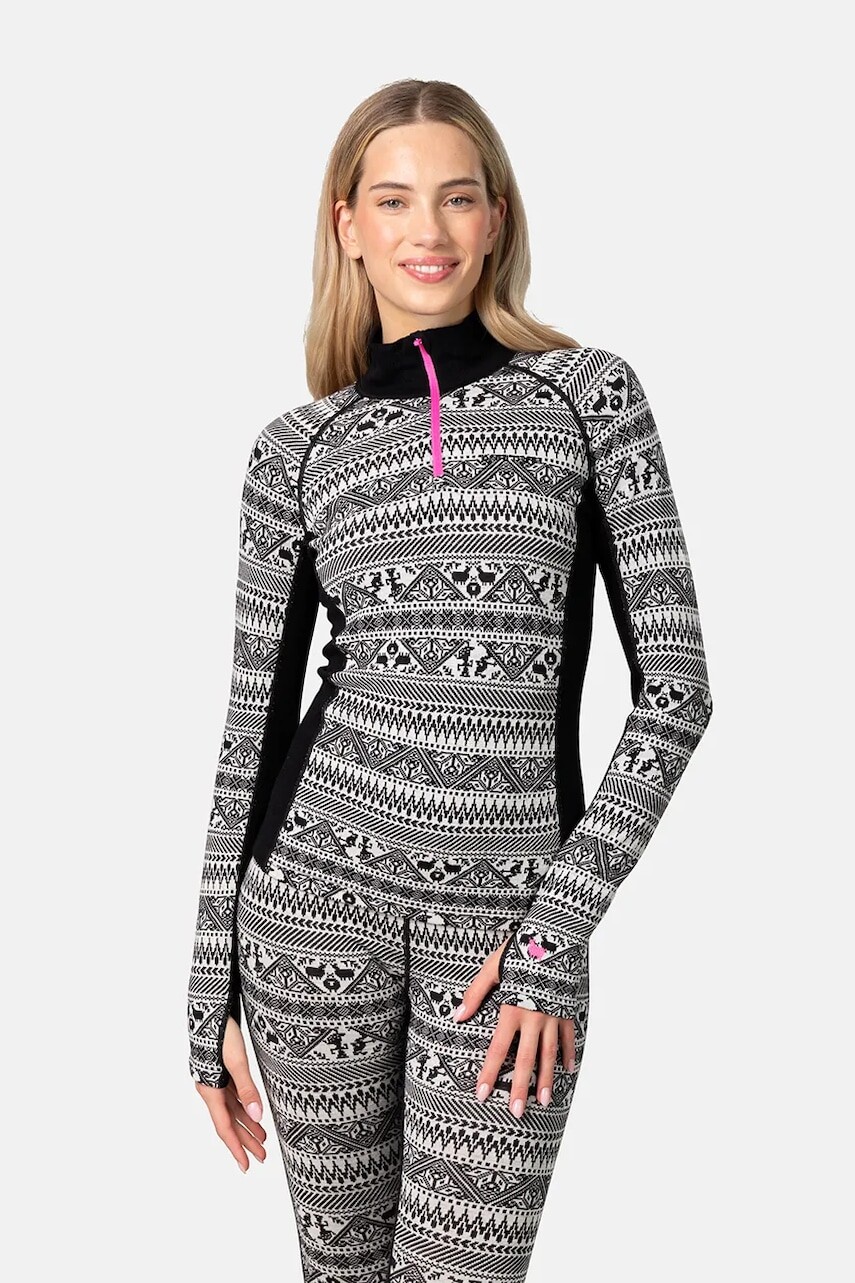 Funkčná mikina Kari Traa TALE čierna farba, 623924