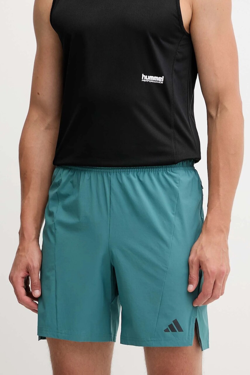 Športové krátke nohavice adidas Performance D4T tyrkysová farba, JX3169