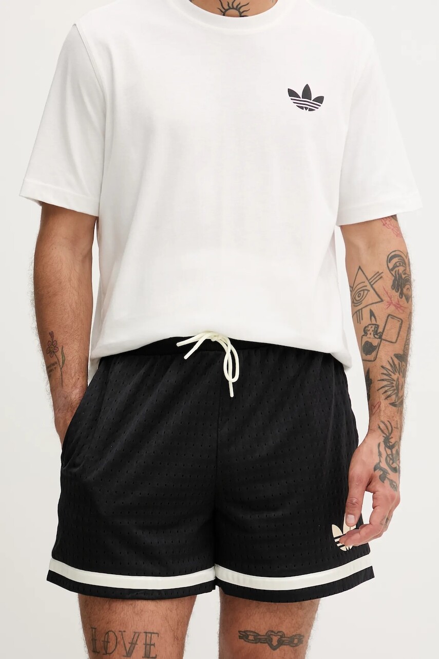 Šortky adidas Originals Lifestyle Basketball čierna farba, JD5198