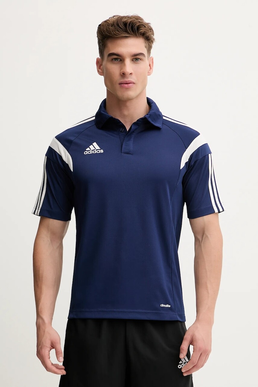Polo tričko adidas F76954-blue, pánske, vzorované