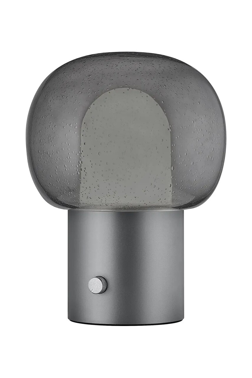 Stolná lampa Blomus Iris 41 x 33 cm šedá farba