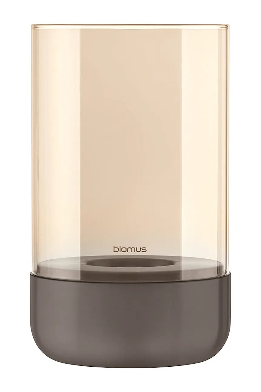 Dekoračný svietnik Blomus Calma M/20 x 12 cm fialová farba