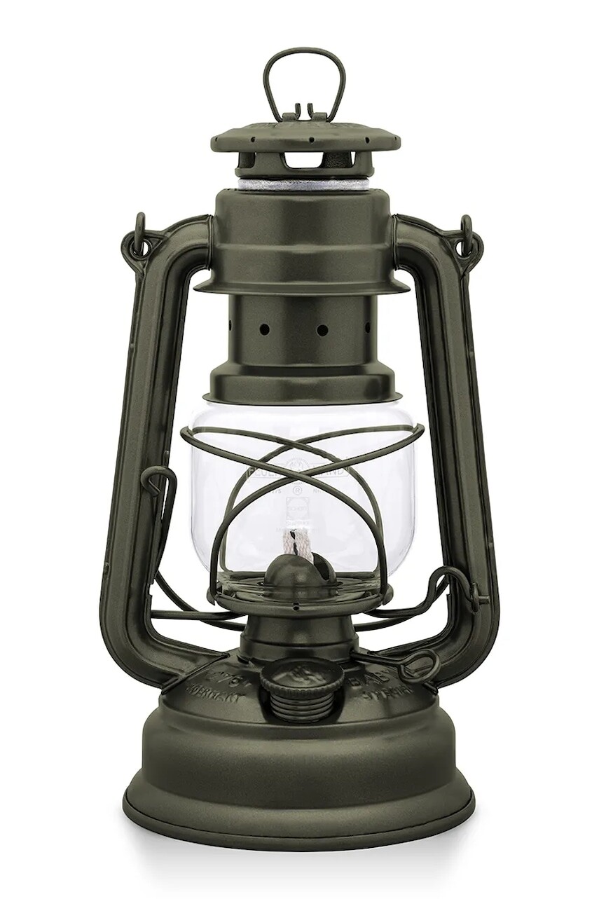 Petrolejová lampa Feuerhand Hurricane Lantern 276 25,5 x 15,5 cm zelená farba